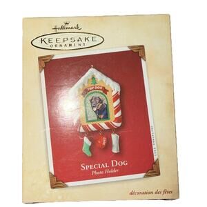Hallmark 2002 “Special Dog – Top Dog” Photo Holder Ornament
